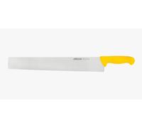Arcos Serie 2900 - Cuchillo Salami/Queso - Hoja de Acero Inoxidable NITRUM de 410 mm - Mango inyectado en Polipropileno Color amarillo