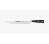 Arcos Serie Lyon - Cuchillo Trinchante | Cuchillo Arcos - Hoja de Acero Inoxidable Forjado NITRUM de 200 mm - Mango de Polioximetileno (POM) - Color Negro