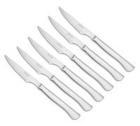 Arcos Juego de cuchillos chuleteros – 6 piezas Monoblock acero inoxidable 110 mm Plata