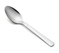Arcos Cuchillos de Mesa - Cuchara de Postre y Mesa de Acero Inoxidable 18/10, Monoblock 150 mm, Ideal para Uso Diario, Color Plata