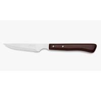 Arcos Cuchillos de Mesa - Hoja Inoxidable NITRUM 110 mm - Cuchillo Chuletero para Carne - Mango de Nylon Duradero - Color Marrón - Ideal para Cocina y Comedor