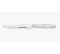 Arcos Cuchillo de postre NITRUM 110 mm hoja serrada acero inoxidable mango de nylon blanco