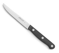 Arcos Cuchillos Mesa - Cuchillo Carne Mesa - Hoja Acero Inoxidable Nitrum 5" - Mango Polioximetileno (POM) - Cuchillo para cortar carne fácil,eguro y cómodo -erie Universal - Color Negro