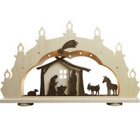 Arcos de Cristo Nacimiento Largo Aprox. 52cm Nuevo Motivleuchte Luces Erzgeb