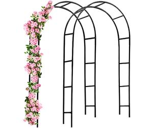 Arcos decorativos set de 2 metal 240x140cm rosales