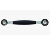 ARCOS Doble Sacabolas de Melón Acero Inoxidable | Gadgets Profesionales. Mango de polipropileno. Ideal para melón y otras frutas. Color negro.