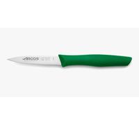 Arcos Cuchillo mondador Serie Nova Hoja de acero inoxidable 85 mm Mango polipropileno verde