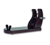 ARCOS Jamonero de Madera de Pino Lacada. Soporte de Jamón con Herrajes Metálicos. Base de Corte de Jamón Elegante. Sujeción para Corte a Mano. 500 x 280 x 180 Mm. Color Caoba