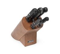 Arcos Juego de cuchillos Serie Universal 5 piezas Acero inoxidable Nitrum Mango ergonómico POM Negro