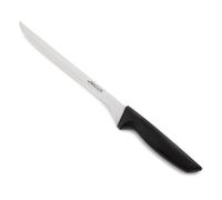ARCOS Niza Cuchillo Jamonero Flexible de 230 mm para Cortar Piezas de Jamón. Cuchillo de Cocina Profesional para Jamón. Perfecto para Lonchear. Color Negro