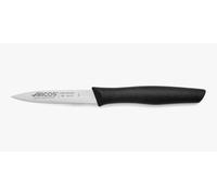 Arcos Cuchillo mondador Serie Nova – Hoja de acero inoxidable de 85 mm – Mango polipropileno negro