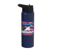 Arcos o Burnouts Mamá te ama - Revelación de Género Stainless Steel Insulated Water Bottle