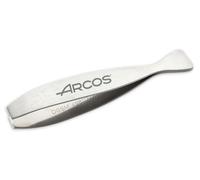ARCOS Pinza para Pescado Acero Inoxidable | Pinza que retira casi cualquier espina de pescado al preparar filetes u otras variaciones. Serie Gadgets. Color Gris.