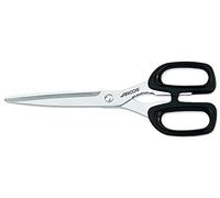 Arcos Tijeras de Cocina Profesionales, Hoja de Acero Inoxidable para Corte Preciso, 220 mm, Mango Resistente de Polipropileno Negro, Serie Prochef