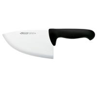 Arcos Serie 2900 - Chuletera - Hoja de Acero Inoxidable NITRUM de 180 mm - Mango inyectado en Polipropileno Color negro