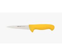 Arcos Serie 2900 - Cuchillo Carnicero - Hoja de Acero Inoxidable NITRUM de 150 mm - Mango inyectado en Polipropileno Color amarillo