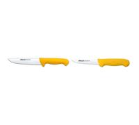 Arcos Serie 2900, Cuchillo Carnicero, Hoja De Acero Inoxidable Nitrum De 180 Mm + Serie 2900, Cuchillo Deshuesador, Hoja De Acero Inoxidable Nitrum De 130 Mm