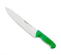 Arcos Serie 2900 - Cuchillo Cocinero - Hoja de Acero Inoxidable NITRUM de 300 mm - Mango inyectado en Polipropileno Color verde