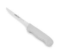 Arcos Serie 2900 - Cuchillo Deshuesador - Hoja de Acero Inoxidable NITRUM de 160 mm - Mango inyectado en Polipropileno Color blanco