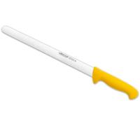 Arcos Cuchillo corte/jamonero con Hoja Acero Inoxidable 300 mm. Mango ergonómico polipropileno. serie 2900. Cuenta con diferentes colores mango facilitar su identificación. Color amarillo.