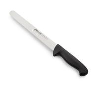 Arcos Serie 2900 - Cuchillo Fiambre - Hoja de Acero Inoxidable NITRUM de 250 mm - Mango inyectado en Polipropileno Color negro