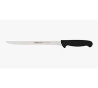 Arcos Serie 2900 - Cuchillo Jamonero Flexible - Hoja de Acero Inoxidable NITRUM de 240 mm - Mango inyectado en Polipropileno Color negro