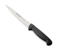 Arcos Serie 2900 - Cuchillo para Pescado/Sole - Acero Inoxidable Nitrum 7" - Mango Polipropileno Negro -istema identificación Color y Plateado Uso prolongado y Pesado!