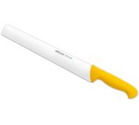 Arcos Serie 2900 - Cuchillo Salami - Hoja de Acero Inoxidable NITRUM de 300 mm - Mango inyectado en Polipropileno Color amarillo