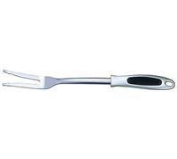 Arcos Serie Accesorios - Tenedor de Servir - Tenedor de Acero Inoxidable 18/10 de 300 mm de longitud - Mango de aleación de Zinc Plata y Negro