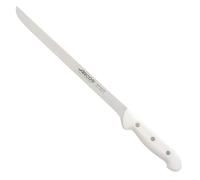 Arcos Serie Artika - Cuchillo Jamonero Flexible - Acero Inoxidable NITRUM 275 mm - Mango Polipropileno blanco
