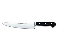 Arcos Serie Clasica - Cuchillo Cocinero - Hoja de Acero Inoxidable Forjado NITRUM 210 mm - Mango de Polioximetileno (POM) Color Negro