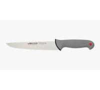 Arcos Cuchillo carnicero Serie Colour Prof Hoja acero inox NITRUM 200 mm Mango polipropileno gris
