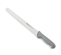 Arcos Serie Colour Prof - Cuchillo Fiambre - Hoja de Acero Inoxidable NITRUM de 360 mm - Mango de Polipropileno recubierto de Elastómero Color gris