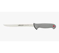 Arcos Cuchillo fileteador flexible Serie Colour Prof - Hoja acero inox. NITRUM 200 mm - Mango gris