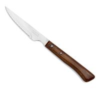 Arcos Cuchillo chuletero – Hoja serrada 110 mm acero Nitrum, mango madera comprimida marrón