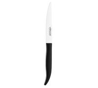 Arcos Serie Cuchillos de Mesa - Cuchillo Chuletero - Hoja Serrada de Acero Inoxidable NITRUM de 110 mm - Mango Polipropileno Color negro
