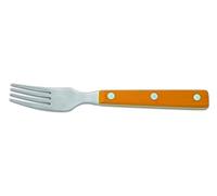 Arcos Serie Cuchillos de Mesa - Tenedor - Tenedor de Acero Inoxidable 18/10 de 190 mm - Mango Polioximetileno Color mostaza