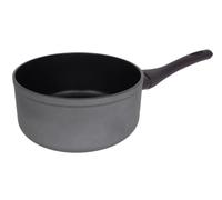 Arcos Serie Kaula | Cazo Antiadherente 20 cm | Aluminio Forjado | Recubrimiento QuanTanium | Apta cualquier cocina | Mango Efecto Frio | Sistema ahorro energético | Apta lavavajillas | Color Negro