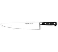 Arcos Serie Lyon - Cuchillo Chef | Cuchillo Cocinero - Hoja de Acero Inoxidable Forjado NITRUM de 300 mm - Mango de Polioximetileno (POM) - Color Negro
