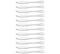 Arcos Serie Madrid Caja 12 uds Cuchillo de Pescado Cuchillo de Mesa, Monoblock de una Pieza en Acero Inoxidable 90 mm, Color Plata (12 uds)