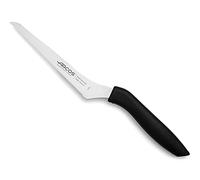Arcos Serie Niza - Cuchillo de Cocina - Hoja serrada de 130 mm - Mango Color Negro