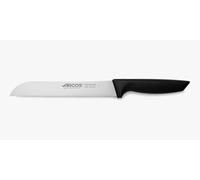 Arcos Serie Niza - Cuchillo Panero - Hoja serrada de 200 mm - Mango Color Negro