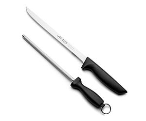 Arcos Serie Niza, Set Jamonero 2 pzas. Jamonero + Chaira, 2 UDS