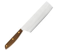 Arcos Serie Nordika - Cuchillo Usuba - Acero Inoxidable NITRUM - Hoja de 175 mm - Mango de Madera Ovengkol 100% natural de bosques certificados FSC® - Embalaje 100% reciclado