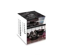 Arcos Serie Samoa | Batería de Cocina 5 piezas | Aluminio Forjado | Full Inductino | Asas Acero Inoxidable Efecto Frio | Sistema ahorro energético | Apta lavavajillas | Color Negro