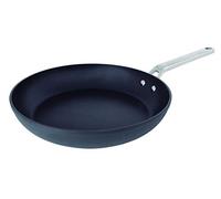 Arcos Serie Samoa | Sarten Antiadherente 26 cm | Aluminio Forjado | Apta cualquier cocina | Mango Acero Inoxidable Efecto Frio | Sistema ahorro energético | Apta lavavajillas | Color Negro