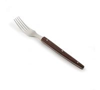 Arcos Serie The Origin - Tenedor de Mesa - Acero Inoxidable 18/10 - Tamaño de 220 mm - Mango Madera Palisandro Color marrón