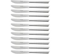Arcos Serie Toscana Caja de 12 uds Cuchillo de Postre, Monoblock de una pieza en Acero Inoxidable 90 mm, Color Plata (12 uds)