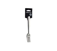 Arcos Serie Toscana - Caja de 4 uds Juego de Tenedores para Postre (3 tenedores) - Monoblock de una pieza en Acero Inoxidable 18/10 y 180 mm - Color Plata (4 uds)