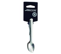 Arcos Serie Toscana - Juego de Cucharas Moka (6 cucharas) - Monoblock de una pieza en Acero Inoxidable 18/10 y 115 mm - Color Plata